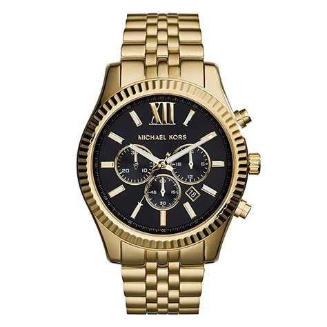 michael kors gold plated watch|michael kors gold watch men.